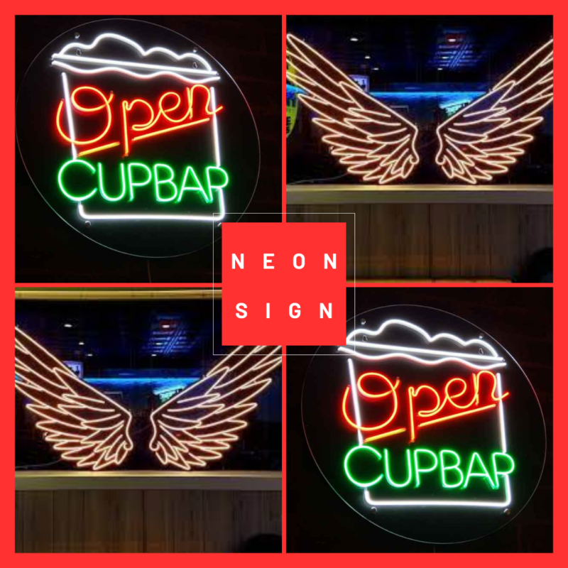 customized neon sign